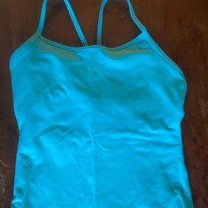 Lululemon tank top in very good condition. Stretchy with built-in bra